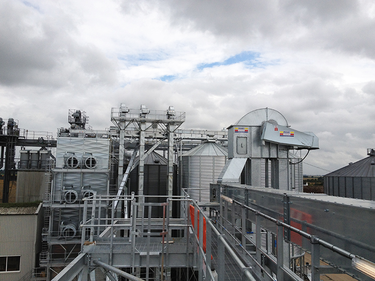 Perry of Oakley 150 tph grain cleaner Cannington Aspirator